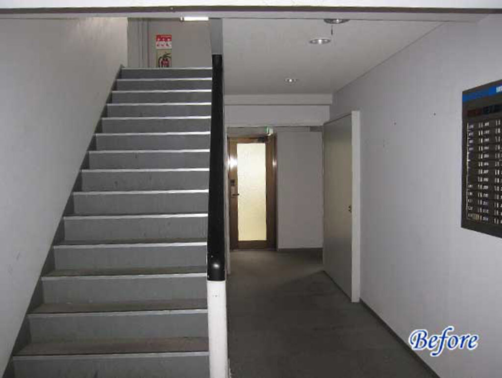 【旧HPより引用】階段Before